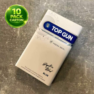 Top Gun Blue 20s Cigarettes x 10 Packs /1 Carton